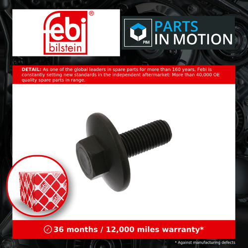 Crankshaft pulley bolt fits - crankshaft,