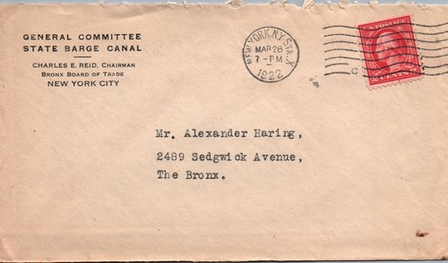Postal history cover - history, corner