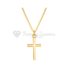 18K Gold Plated Crucifix Cross