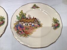 ALFRED MEAKIN CHINA SIDE PLATES X 2. ENGLISH COUNTRY COTTAGE COTTAGECORE