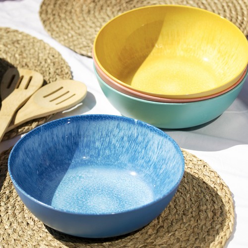 Set melamine large bowls - large,