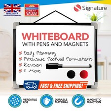 A4 Magnetic Whiteboard Dry Wipe White Board Office Home Memo Notice Small Eraser