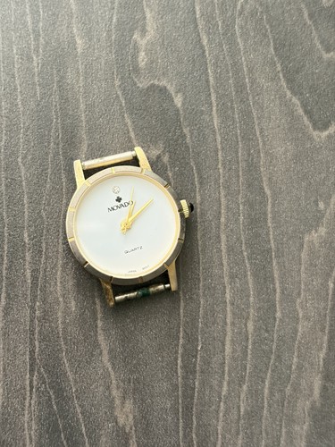 Movado watch face gold tone - gold,