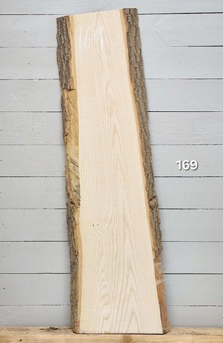 Kiln dried live edge ash - dried,