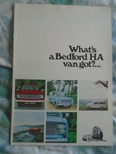 Bedford HA Van range brochure