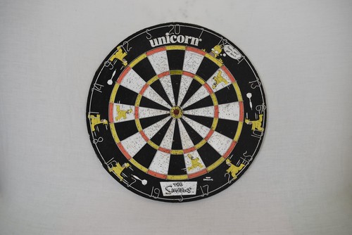 Unicorn simpsons dartboard - simpsons,
