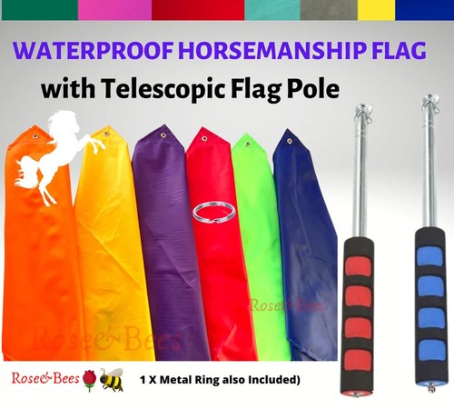 Horse training flag - flag, with