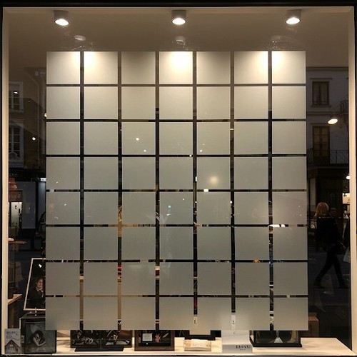 Etched glass effect - 20, piece