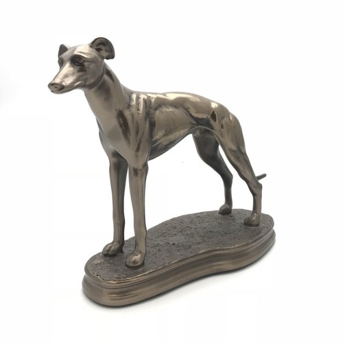 Standing greyhound figure - greyhound,