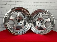 4X 17 inch M3 style 23 deep dish alloy wheels Silver for BMW E32 E34 E36 E60 E61