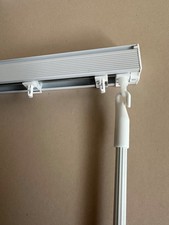 Vertical Blind Headrail Track 3.5" 89mm Made To Measure Metal Headrails White