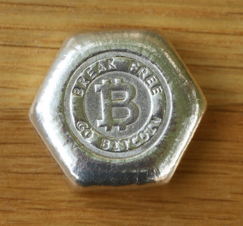 50g bitcoin silver - 50g, bar