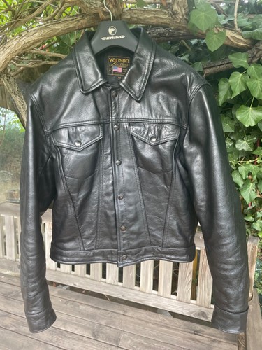 Vanson vintage trucker jacket - vanson,