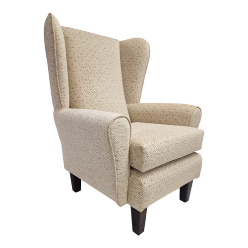 Wing back queen anne chair - wing,