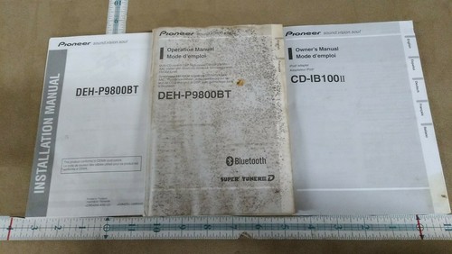 Deh p9800bt pioneer manual - pioneer,