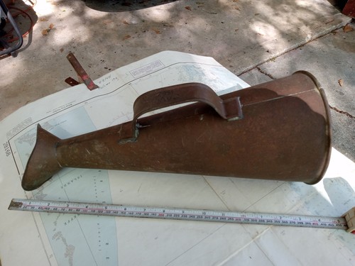 Antique marine loud hailer - antique,