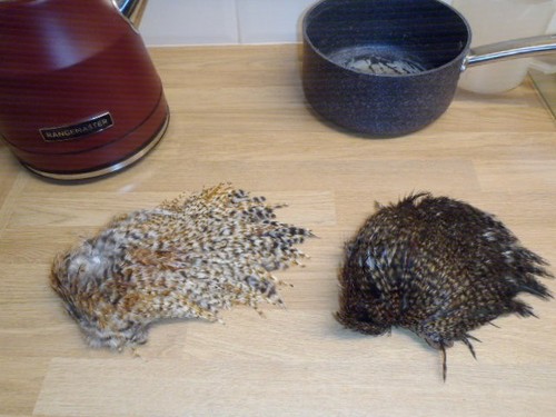 Fly tying materials cock - fly,
