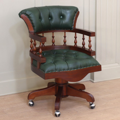 Leather captains chair solid - captains,