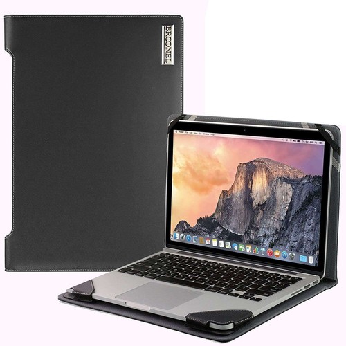 Broonel black laptop - black, profile