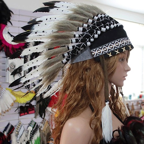 Indian hat feather headdress - feather,