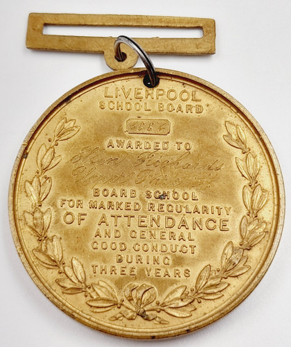 1884 bronze medal liverpool - bronze,