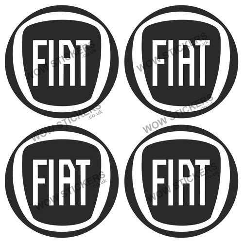 Fiat stickers decal - stickers, x4