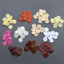 100Pcs Plastic Coloured Press-Fit Pozi/Phillips Screw Head Cover Caps
