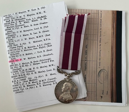 Wwi george meritorious - wwi, v