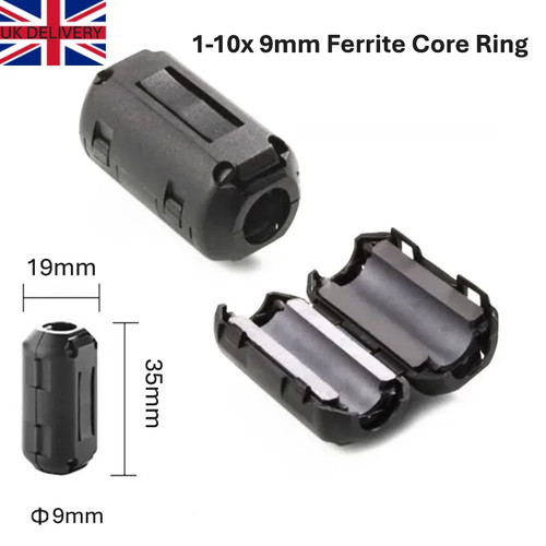 10x 9mm ferrite core noise - 9mm,