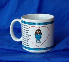 Cathy Guisewite Ceramic Coffee Mug LOVE ETCETRA I Like Your...GANZ Vintage HTF