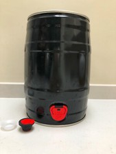 5 Litre Black Keg with