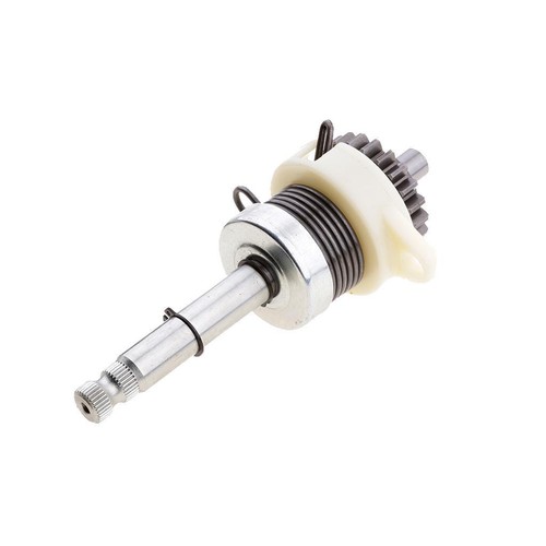 Kick start spindle shaft - start, gear