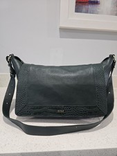 Biba Leather TOTE Bag - GREEN