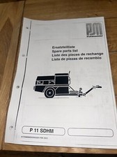 Putzmeister Concrete pump p11 SDHM Unit - Extensive Parts Manual * We Print 4 U