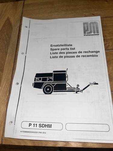 Putzmeister concrete pump p11 - putzmeister,