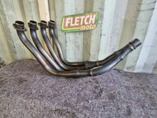2001 SUZUKI GSXR1000 K1 EXHAUST HEADERS DOWNPIPES TITANIUM