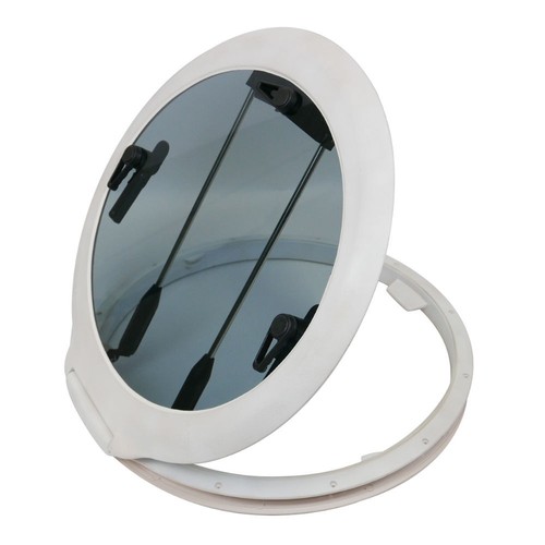 Grey tinted glass opening - glass,