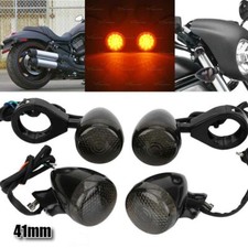 Black Motorcycle LED Turn