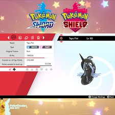 ✨ Shiny Tapu Fini ?Event American PGL ? Pokemon Sword & Shield ? UNTOUCHED