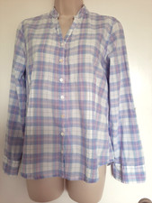 M&S Check Shirt Womens SMALL 8
