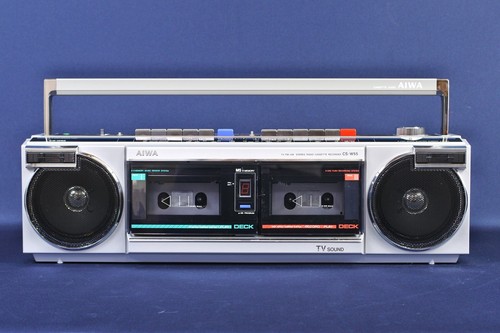Aiwa w55 boombox deck - aiwa,