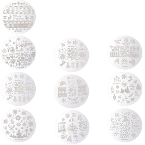 Nail art stamping plates - stamping,