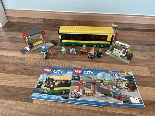 Lego city 60154 bus station - lego,