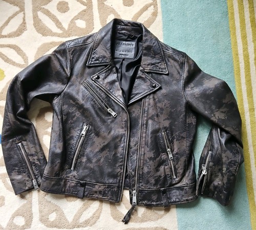 All saints leather jacket - all,