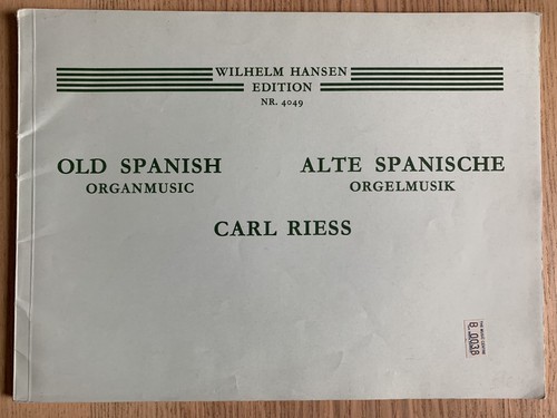 Old spanish organ music - spanish,