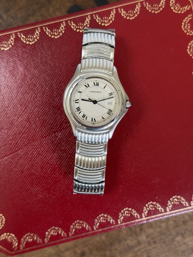Cartier cougar white dial - cartier,