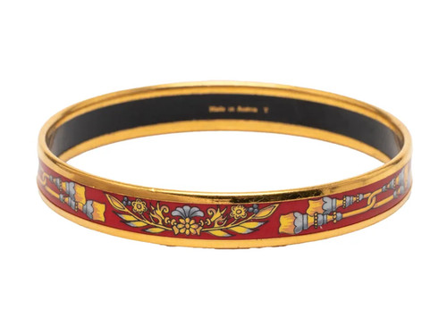 Hermes vintage enamel bangle - vintage,