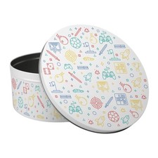 Gaming Icons Large Cake Tin -