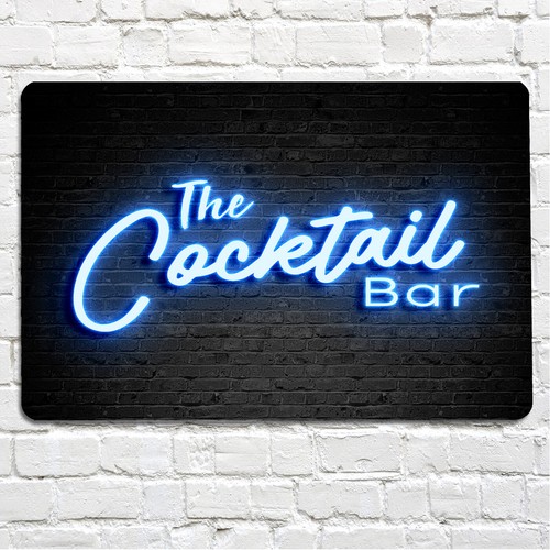 The cocktail bar - bar, neon