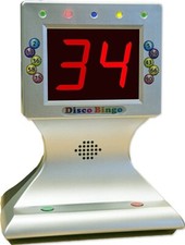 Disco Electronic Bingo Machine 1-75 & 1-90 Home Party LED Portable Easy To Use
